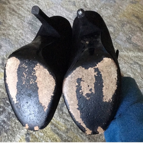 Vintage Dolce & Gabbana Suede Mary Jane Pumps - Picture 3 of 5